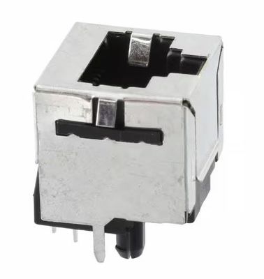 5557969-1 모듈형 RJ45 잭 커넥터 8p8c 수직 보호 EMI 손가락 Cat3