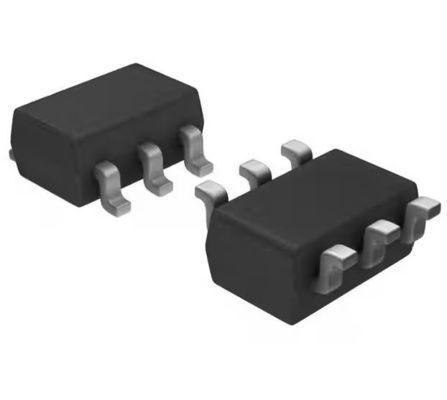 DAC5571IDBVR 8비트 디지털에서 아날로그 변환기 1 SOT-23-6