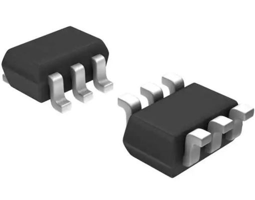 BC847BDW1T1G 양극적 BJT 트랜지스터 배열 2 NPN (두중) 45V 100mA 100MHz 380mW