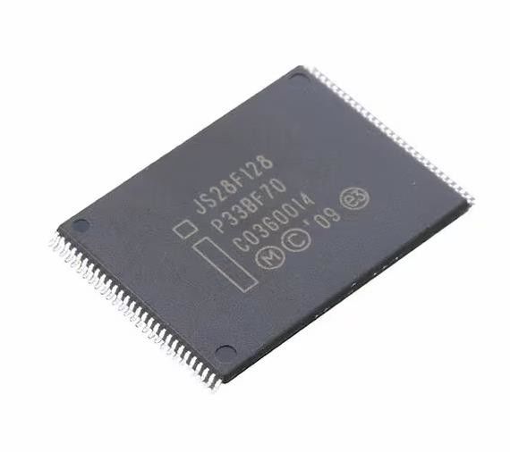 JS28F128P33BF70A EMMC 메모리 칩 플래시 - NOR 메모리용 IC 128Mbit 대비 52 마하즈 70 나노 초 56 TSOP