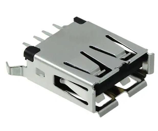 1734366-1 USB-A (USB TYPE-A) USB 2.0 용기 커넥터 4 구멍을 통해 위치