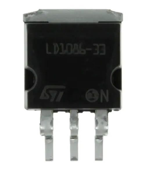 LD1086D2M33TR 선형 전압 조절기 IC 긍정 고정 1 출력 1.5A D2PAK-3